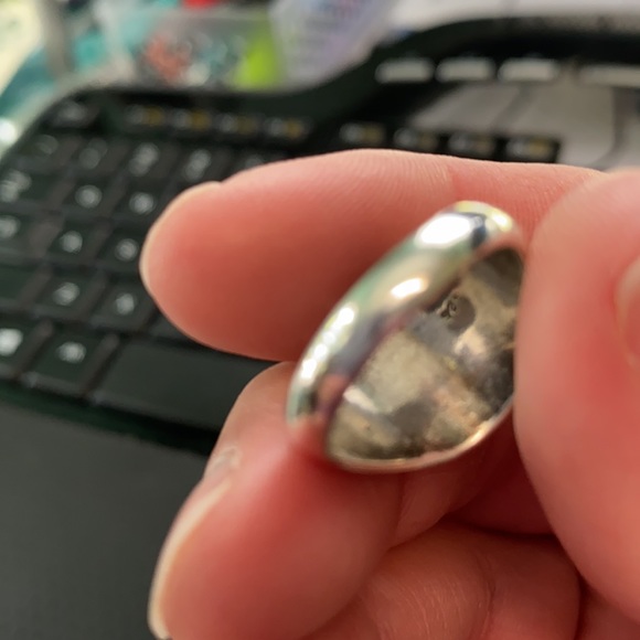 Silver ring size 7.5 - Picture 5 of 7